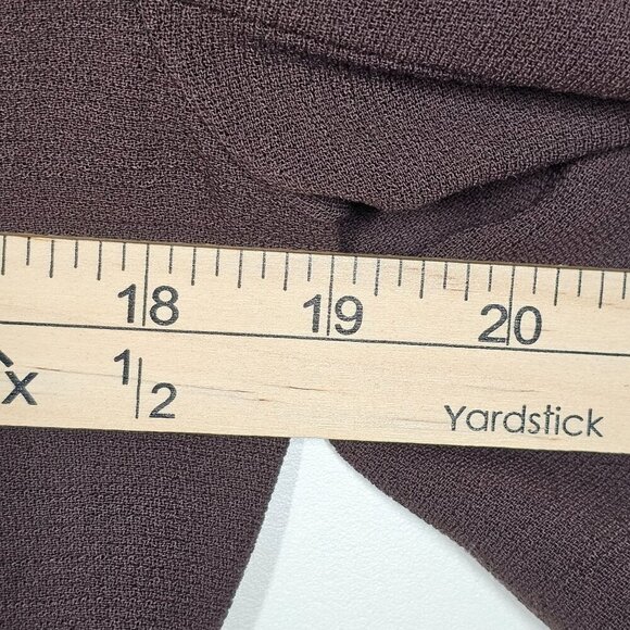 Lafayette 148 Womens Chocolate Brown Blazer Classic Chic Streetstyle* Size 4 - Picture 12 of 13